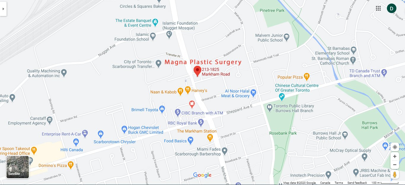 Magna Plastic Surgery Map